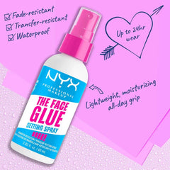 NYX- The Face Glue Setting Spray - The Beauty League Pakistan