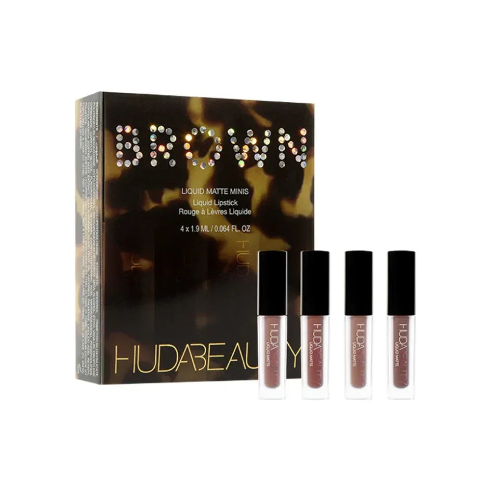 Huda Beauty Brown Obsessions Liquid Matte Minis - The Beauty League Pakistan