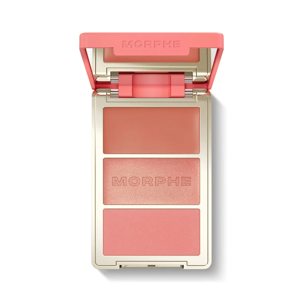 Morphe- Cheek Thrills Multi-Finish Face Trio- Beach Bonfire - The Beauty League Pakistan