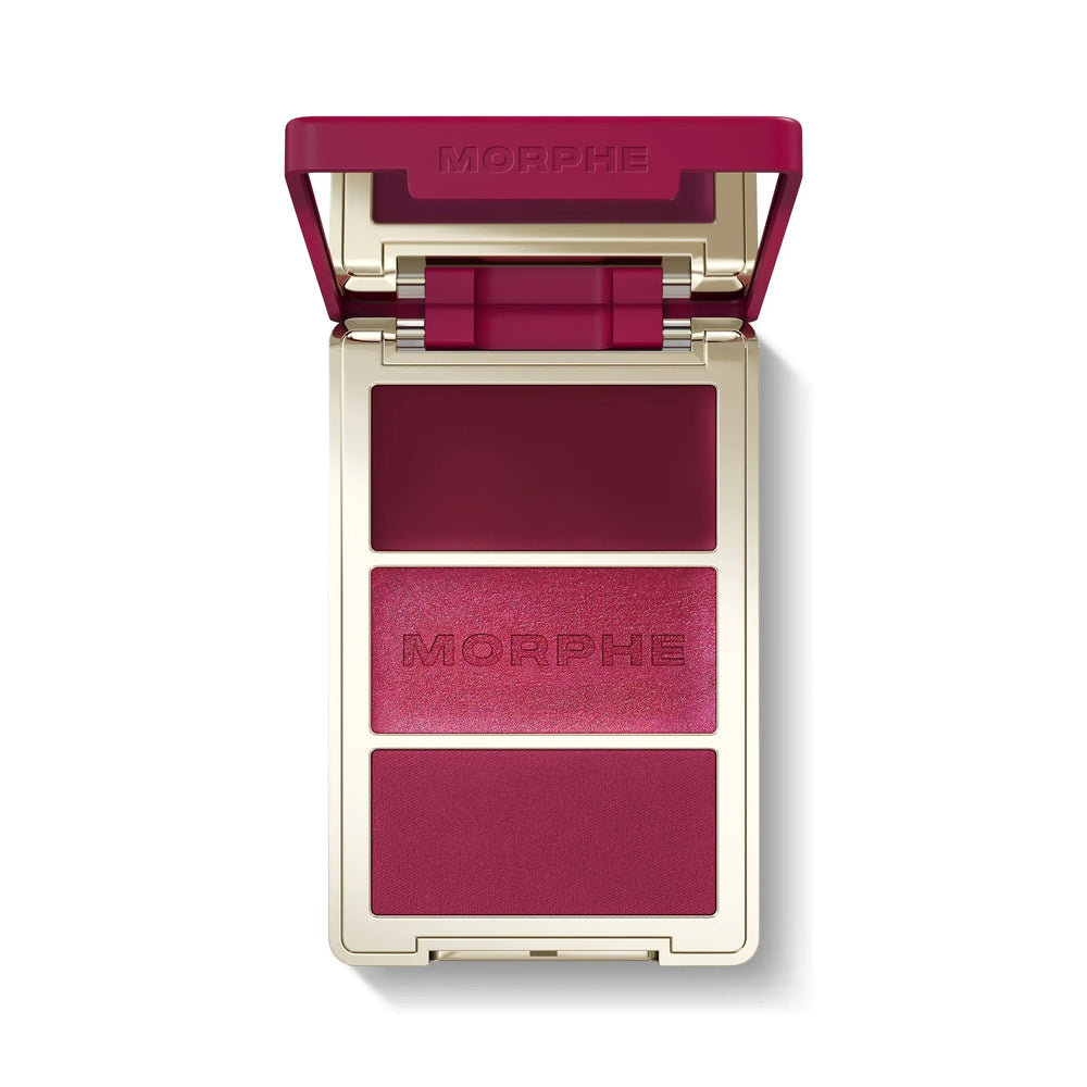 Morphe- Cheek Thrills Multi-Finish Face Trio- Wine & Dine - The Beauty League Pakistan