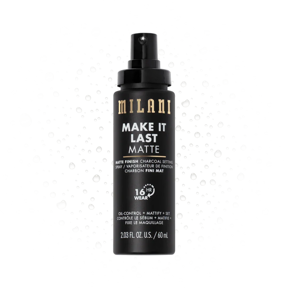 Milani- MAKE IT LAST MATTE - MATTE FINISH CHARCOAL SETTING SPRAY 60ml - The Beauty League Pakistan