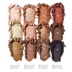Morphe- Chromeplus 12-Pan Eyeshadow Palette- Flickering Sands