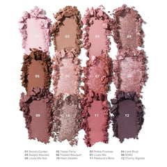 Morphe- Chromeplus 12-Pan Eyeshadow Palette- Rose Frequency