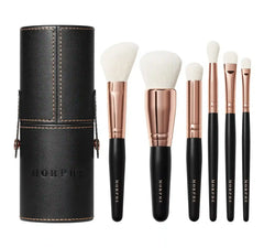 Morphe- ROSÉ AWAY 6-PIECE FACE & EYE TRAVEL BRUSH SET - The Beauty League Pakistan- buy Morphe- ROSÉ Away 6-Piece Face & Eye Travel Brush Set pakistan