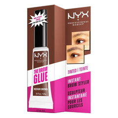 NYX Professional The Brow Glue Instant Brow Styler- Medium Brown - The Beauty League Pakistan