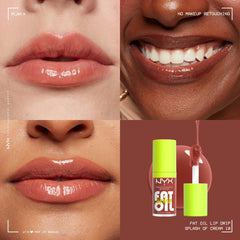 NYX-FAT OIL LIP DRIP- Splash Of Cream - The Beauty League Pakistan