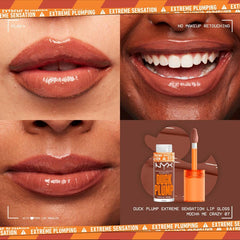 NYX-DUCK PLUMP HIGH PIGMENT PLUMPING LIP GLOSS- 07 Mocha Me Crazy - The Beauty League Pakistan