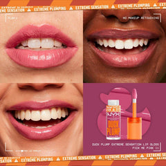 NYX-DUCK PLUMP HIGH PIGMENT PLUMPING LIP GLOSS- 11 Pick Me Pink - The Beauty League Pakistan