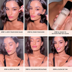 Iconic London Prep-Set-Glow Setting Spray Original 120ml - The Beauty League Pakistan