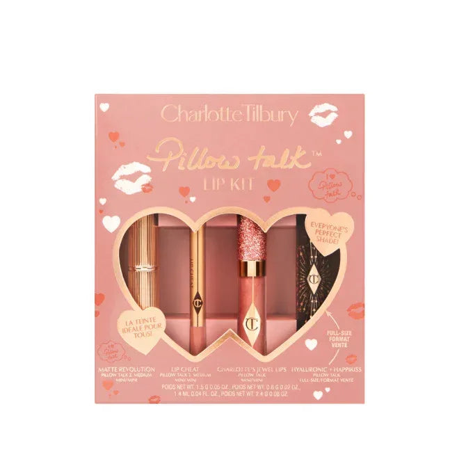Charlotte Tilbury- Pillow Talk Lip Wardrobe Limited Edition Lip Kit - The Beauty League Pakistan