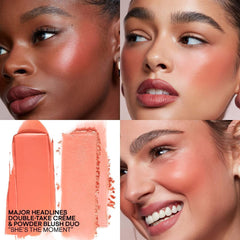 Patrick Ta - Major Headlines Double-Take Cream And Powder Blush Duo- She's The Moment - The Beauty League Pakistan