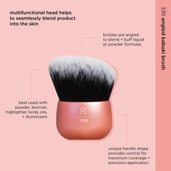 Real Technique- Angled Kabuki Makeup Brush - The Beauty League Pakistan