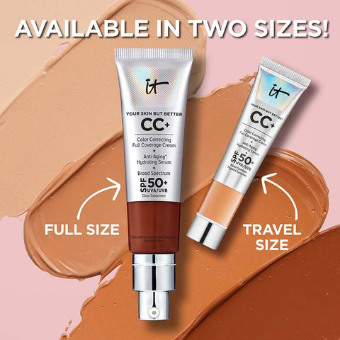It cosmetics- CC+ Cream Full-Coverage Foundation with SPF 50+ (W) Fair Ivory (EXP 5/24)