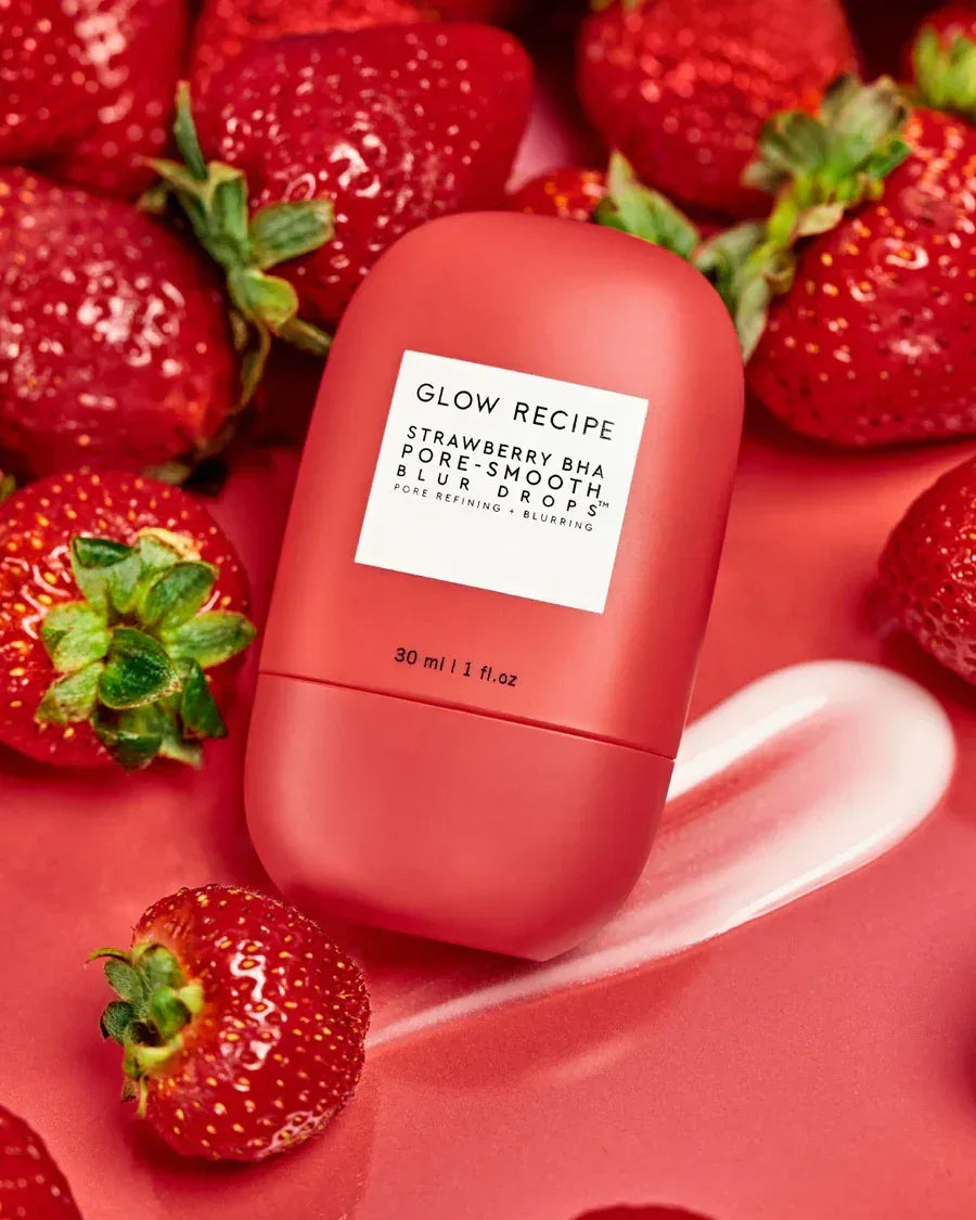 Glow Recipe Strawberry BHA Pore-Smooth Blur Drops 30ml - The Beauty League Pakistan