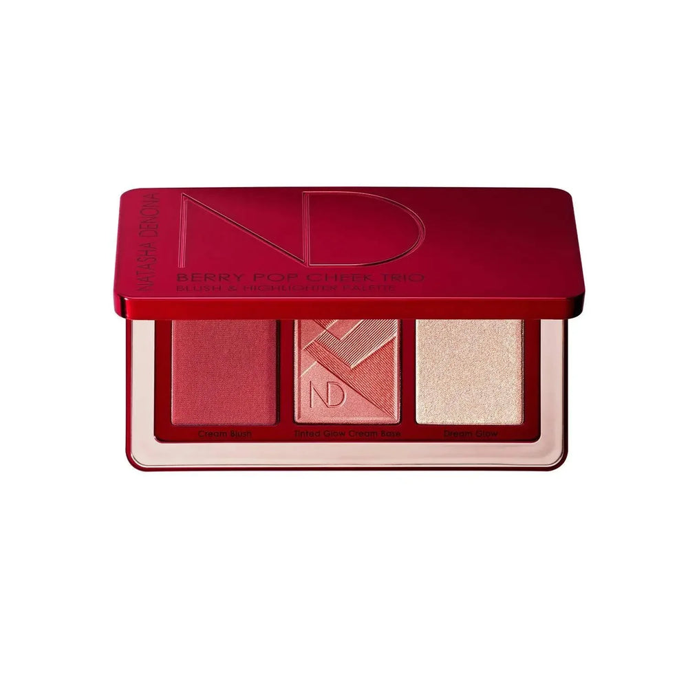 Natasha Denona- Berry Pop Cheek Trio Cheek Palette - The Beauty League Pakistan