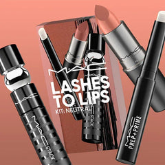 MAC Lashes to Lips Kit : Neutral - The Beauty League Pakistan