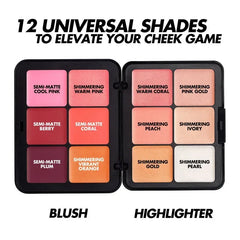 Make up For ever- HD Skin Blush & Glow Palette - The Beauty League Pakistan