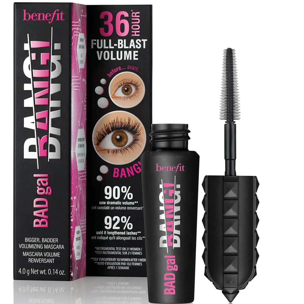 Benefit Badgal Bang Volumizing masacara mini – Black 4g - The Beauty League Pakistan