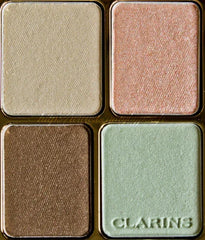 Clarins Ombre Minérale 4 Couleurs Wet & Dry Eye Quartet Mineral Palette- 01 Pastels - The Beauty League Pakistan