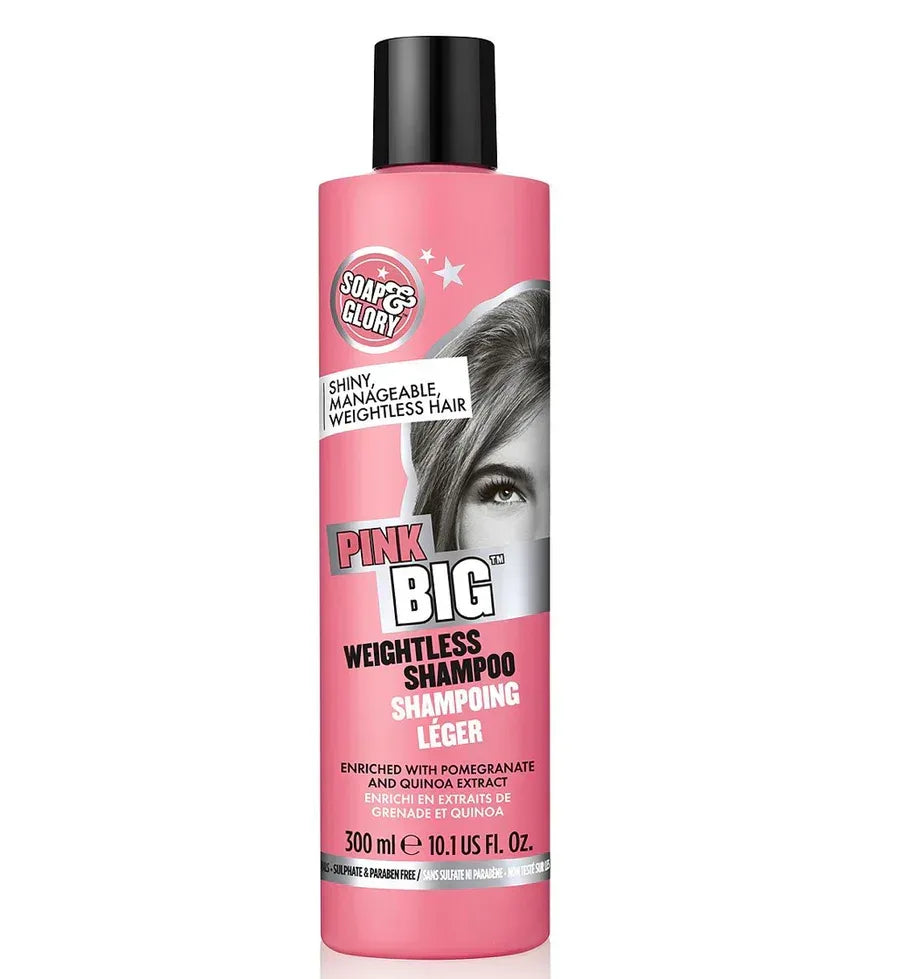 Soap and Glory Pink Big Weightless Shampoo 300ml - The Beauty League Pakistan
