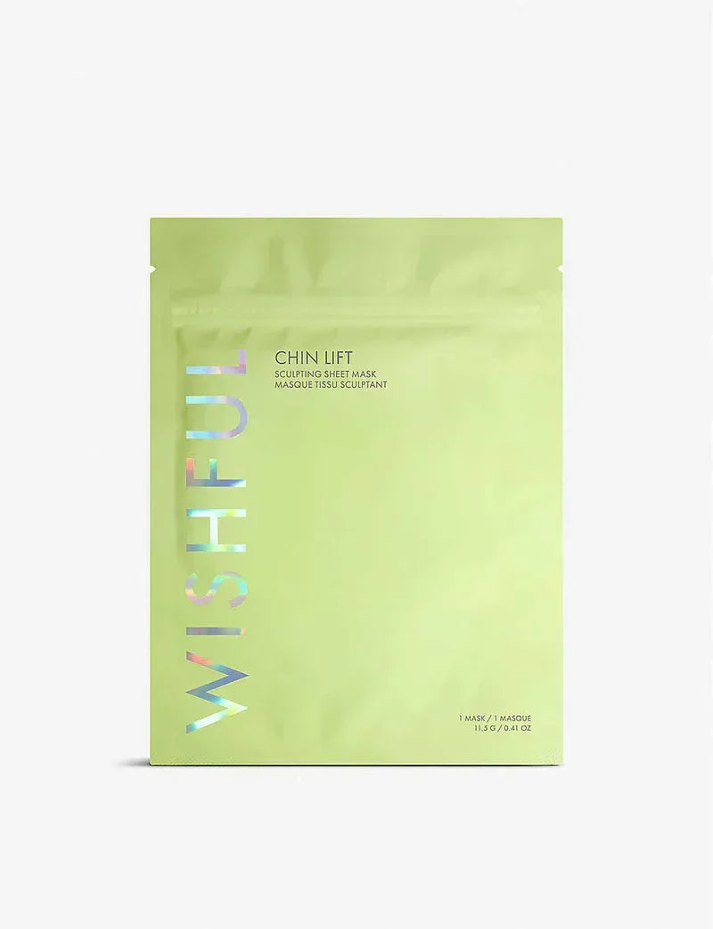 Huda Beauty- Wishful Chin Lift Peptide & Niacinamide Sculpting Sheet Mask - The Beauty League Pakistan