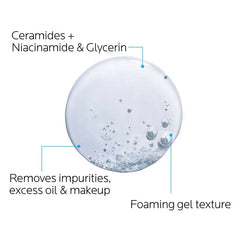 La Roche Posay- Toleriane Purifying Foaming Facial Wash 400ml (EXP2025) - The Beauty League Pakistan