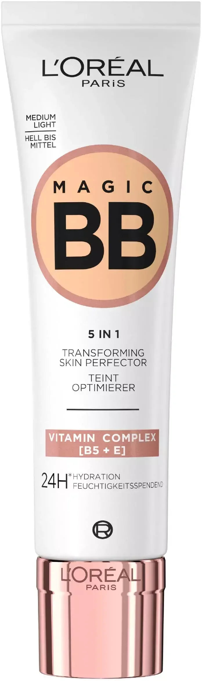Loreal Paris Magic BB Cream, Transforming Skin Perfector 3 Medium Light - The Beauty League Pakistan