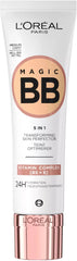 Loreal Paris Magic BB Cream, Transforming Skin Perfector 3 Medium Light - The Beauty League Pakistan