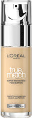 L'Oreal New True Match Super Blendable Foundation 1.D / 1.W Golden Ivory (UK)