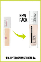 Maybelline-SUPER STAY® LONGWEAR LIQUID FOUNDATION-110 Porcelain (USA) - The Beauty League Pakistan
