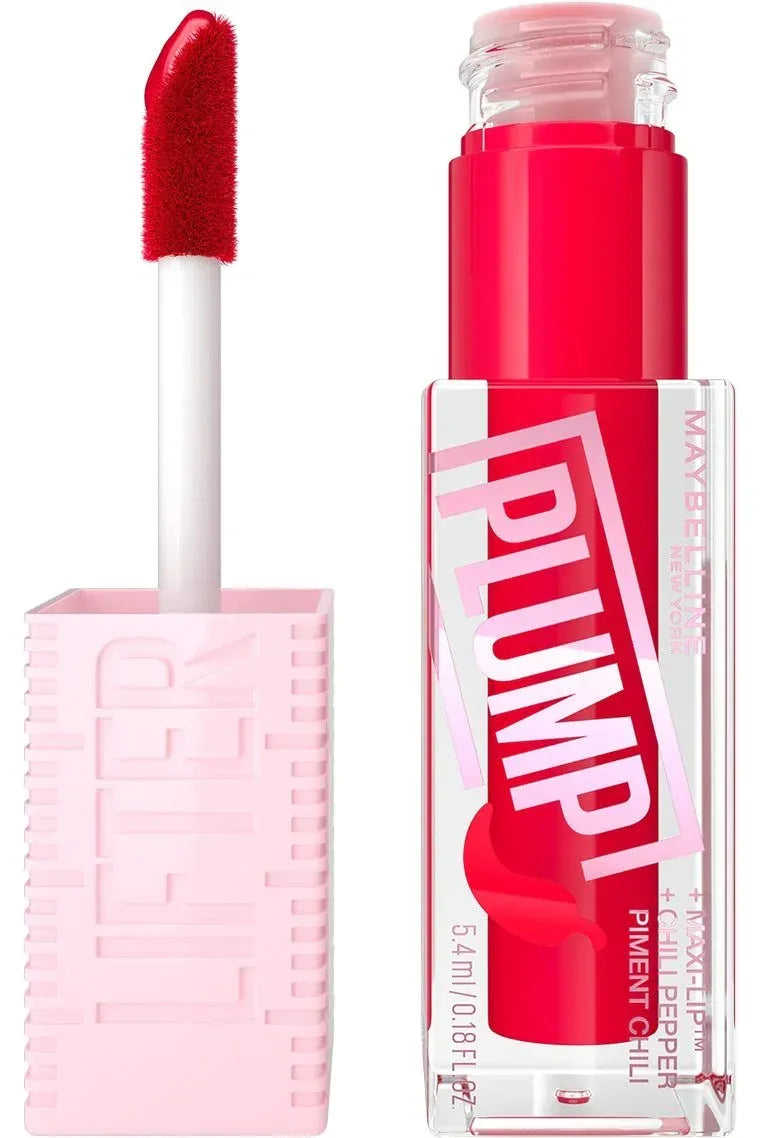 Maybelline- LIFTER PLUMP® LIP PLUMPING GLOSS MAKEUP- 004 Red Flag - The Beauty League Pakistan