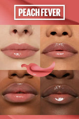 Maybelline- LIFTER PLUMP® LIP PLUMPING GLOSS MAKEUP- Peach Fever - The Beauty League Pakistan