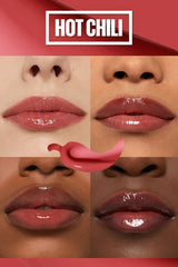 Maybelline- LIFTER PLUMP® LIP PLUMPING GLOSS MAKEUP- 006 Hot Chilli