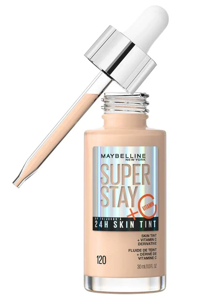 Maybelline- SUPER STAY® UP TO 24HR SKIN TINT WITH VITAMIN C- 120 - The Beauty League Pakistan