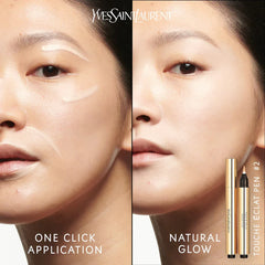 Yves Saint Laurent Touche Éclat All-Over Brightening Concealer Pen- 2 Luminous Ivory - The Beauty League Pakistan