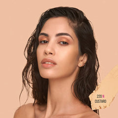 HUDA BEAUTY #FauxFilter Skin Finish Buildable Coverage Foundation Stick- 220N Custard - The Beauty League Pakistan