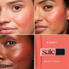 Saie Dew Blush Blendable Liquid Blush- Poppy Full Size (12ml) - The Beauty League Pakistan