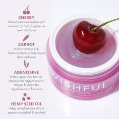 Huda Beauty- Wishful Pillowgasm Vitamin-Rich Cherry Glow Sleep Mask 55g - The Beauty League Pakistan