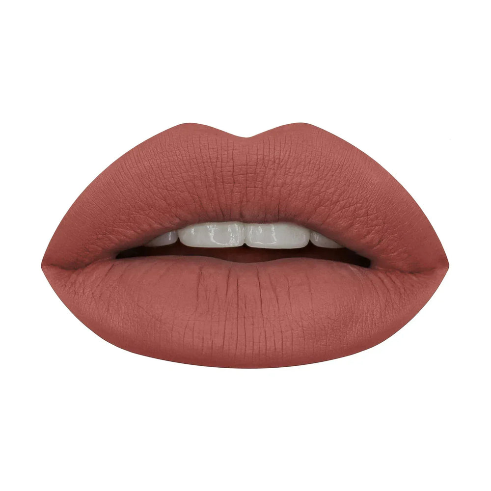 HUDA BEAUTY Liquid Matte Ultra-Comfort Transfer-proof Lipstick- Bombshell - The Beauty League Pakistan
