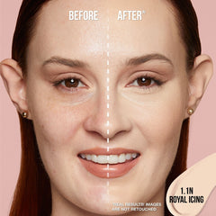 HUDA BEAUTY #FauxFilter Luminous Matte Buildable Coverage Crease Proof Concealer- 1.1N Royal Icing