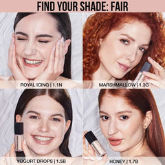 HUDA BEAUTY #FauxFilter Luminous Matte Buildable Coverage Crease Proof Concealer-1.5B Yogurt Drops - The Beauty League Pakistan