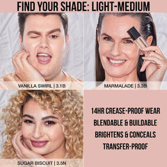 HUDA BEAUTY #FauxFilter Matte Buildable Coverage Waterproof Concealer- 3.3B Marmalade - The Beauty League Pakistan