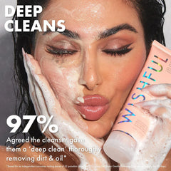 Huda Beauty- Wishful Get Clean 2% PHA & Sea Moss Gentle Foaming Cleanser 50ml - The Beauty League Pakistan