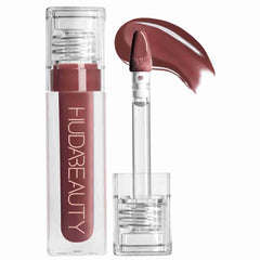 HUDA BEAUTY Faux Filler Shiny Non-Sticky Lip Gloss- Posh