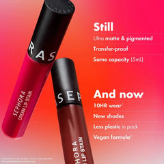 SEPHORA COLLECTION Cream Lip Stain 10HR Liquid Lipstick- 13 Marvelous Mauve - The Beauty League Pakistan