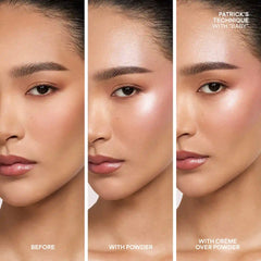 PATRICK TA Major Glow Creme & Powder Light Reflecting Translucent Highlighter Duo- Baby