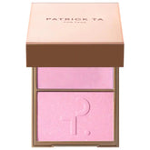 PATRICK TA Major Glow Creme & Powder Light Reflecting Translucent Highlighter Duo- Baby