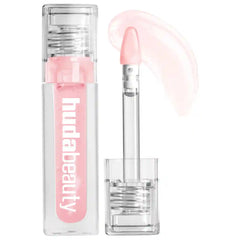 HUDA BEAUTY Faux Filler Ultra-Hydrating Tinted Jelly Lip Oil- Juicy Pink Lady