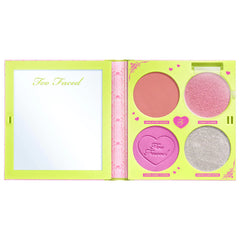 Too Faced Fairytale Crush Blush & Highlighter Palette Makeup Set