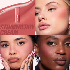 HUDA BEAUTY Berries and Cream Liquid Blush and Lip Gloss Set
